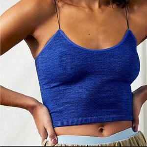 Free people intimately skinny steal seamless blue Women's brami m/l